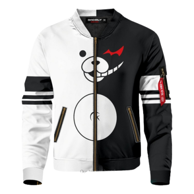 Monokuma Danganronpa Bomber Jacket removebg preview - Danganronpa Store